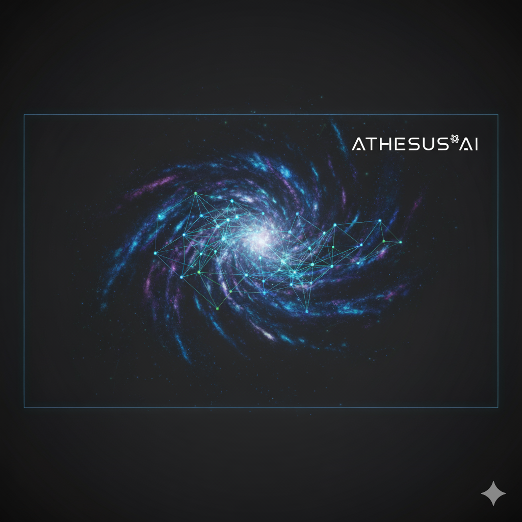 Athesus Builder Screenshot showing the AI chat and live preview